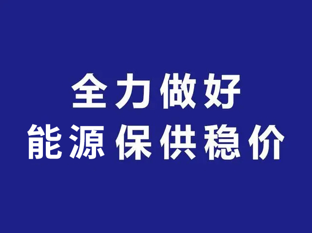 持续释放煤炭先进产能 进一步做好能源保供稳价工作